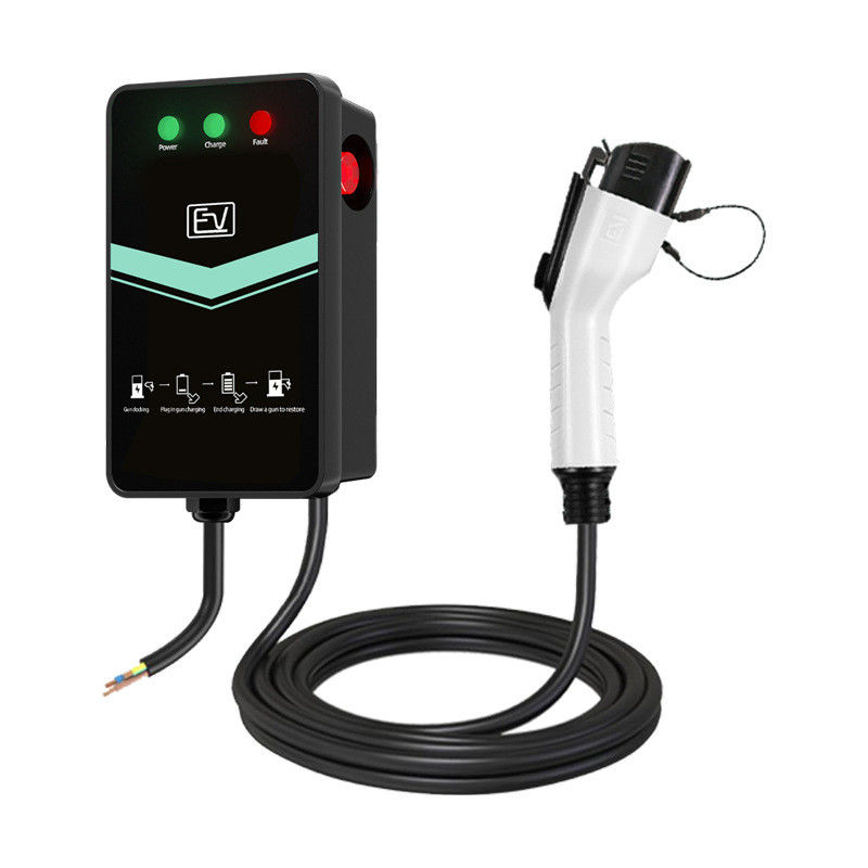 Enchufe del enchufe 32A del tipo 1 y Smart Home montado en la pared de la estación de carga de la carga EV