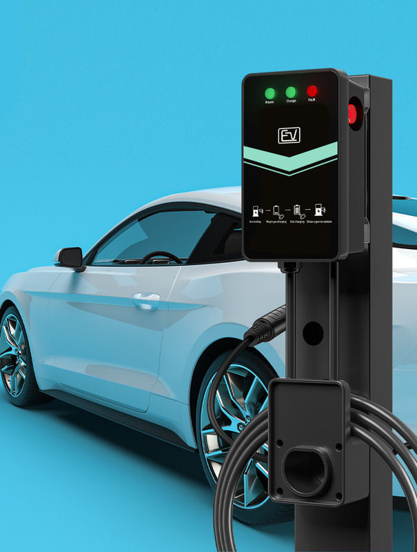 Enchufe del enchufe 32A del tipo 1 y Smart Home montado en la pared de la estación de carga de la carga EV