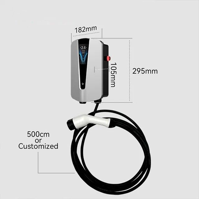 Punto de carga de automóviles de tipo 2 de pared de 22V de 7kw estándar europeo OEM ODM