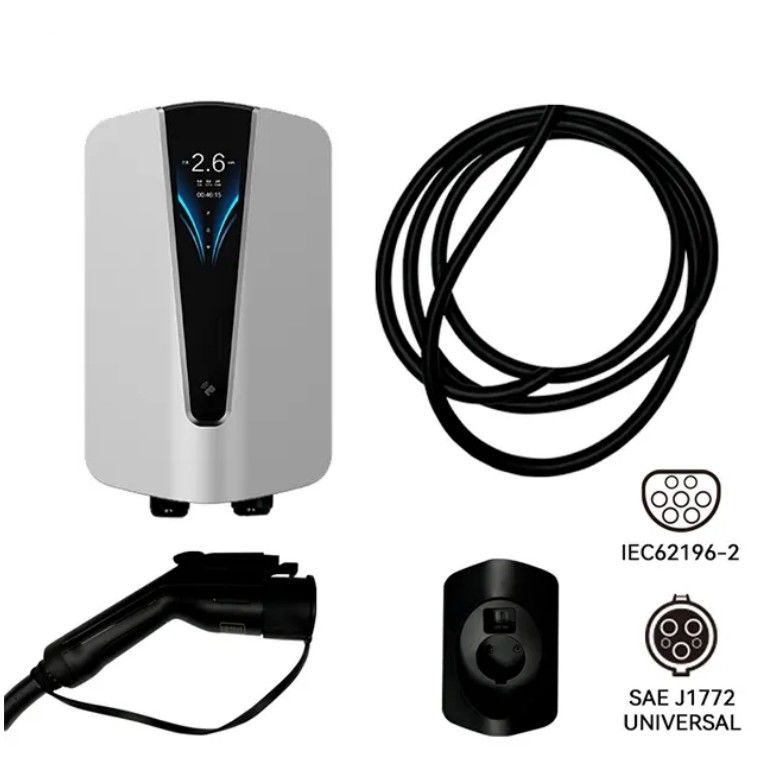 Punto de carga de automóviles de tipo 2 de pared de 22V de 7kw estándar europeo OEM ODM
