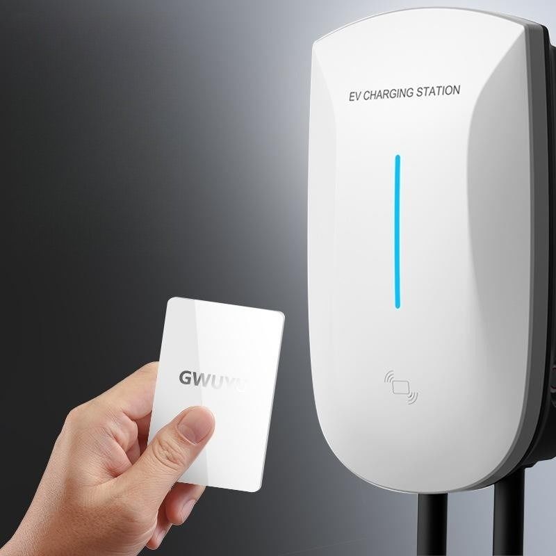 Cargador estándar americano del tipo 1 EV del boxeador 32A de la pared de la conexión de WIFI para el hogar
