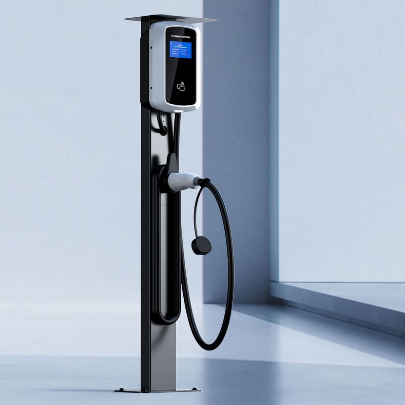 32A 3 estación de carga montada en la pared de Bluetooth EV del control del App de la fase para el hogar