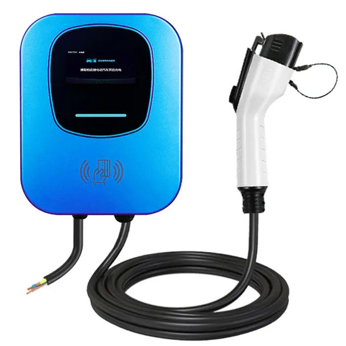 Modifique para requisitos particulares colorea 11kw rápidamente que carga la estación de carga montada en la pared de EV para el hogar