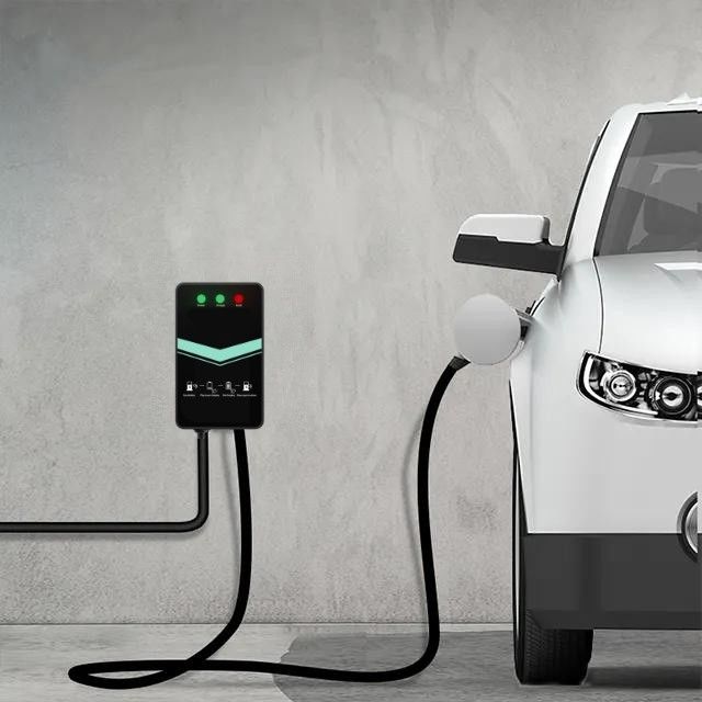 48A tipo 1 para el indicador LED de la estación de carga EV montada en la pared del arma única casera