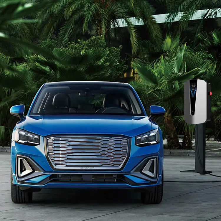 Cargador de carga rápido eléctrico de la pared 32A EV del nivel 2 de la caja de la pared del coche con la pantalla de visualización