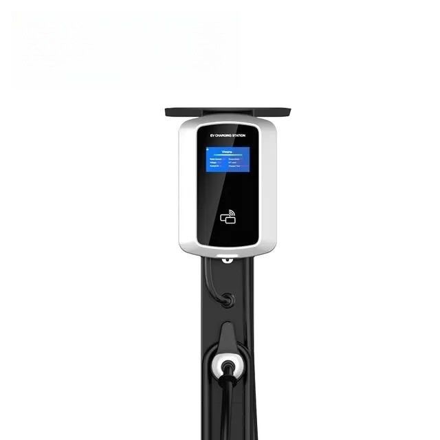 Versión de la aplicación AC 22 kilovatios Estación de carga de EV rápida montada en la pared cargador de EV OEM