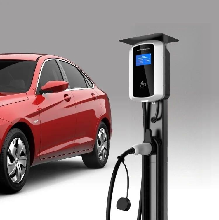 Versión de la aplicación AC 22 kilovatios Estación de carga de EV rápida montada en la pared cargador de EV OEM