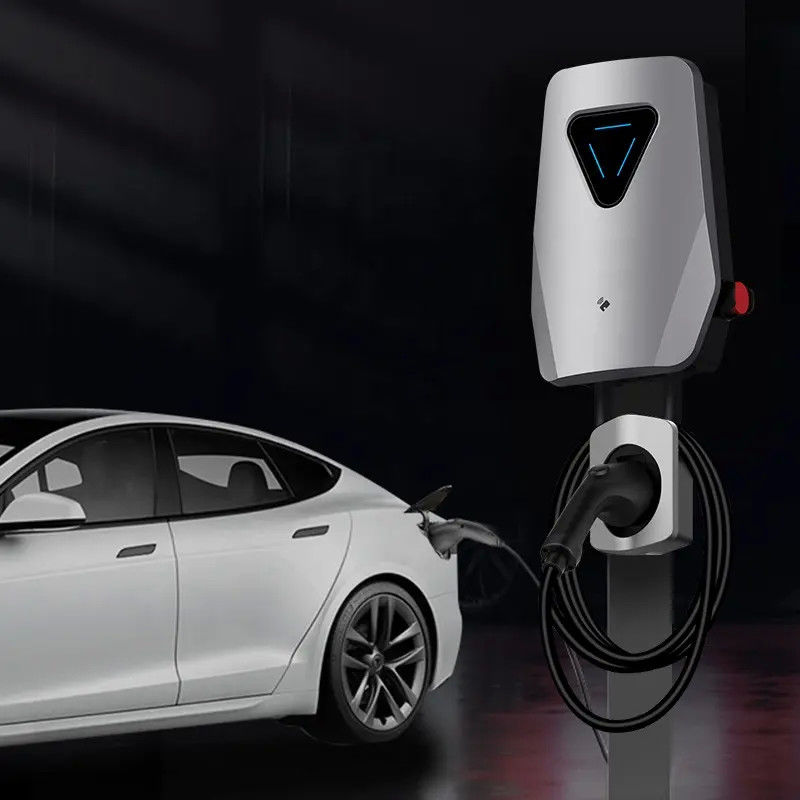 Cargador eléctrico de pared de 220V de carga rápida con pantalla LED de 4.3 pulgadas