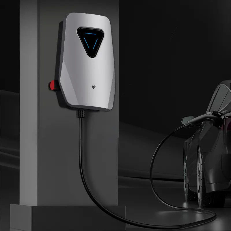 Cargador eléctrico de pared de 220V de carga rápida con pantalla LED de 4.3 pulgadas