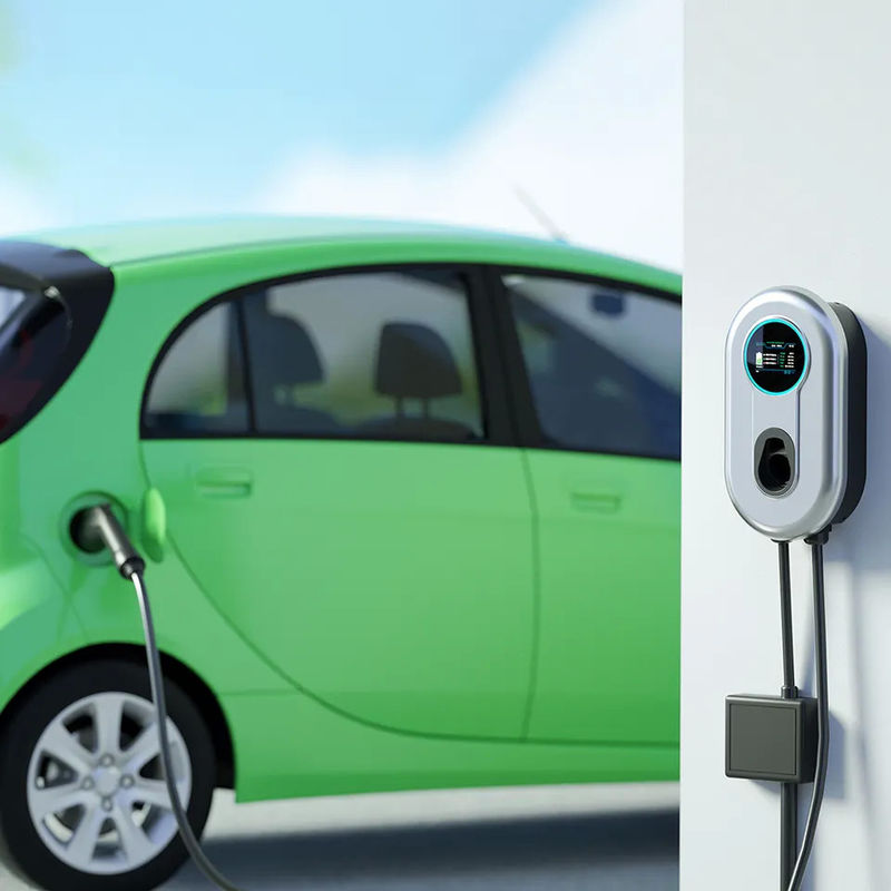 Carpeta RFID de 22kw de carga rápida cargadores portátiles de vehículos eléctricos tipo 2 con un solo arma