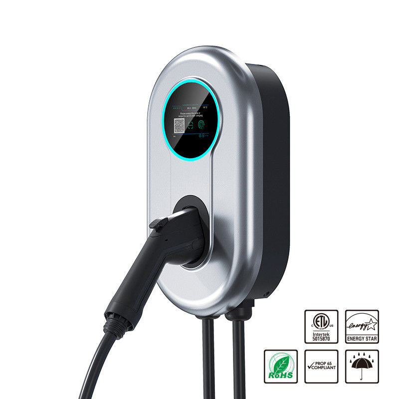 Carpeta RFID de 22kw de carga rápida cargadores portátiles de vehículos eléctricos tipo 2 con un solo arma