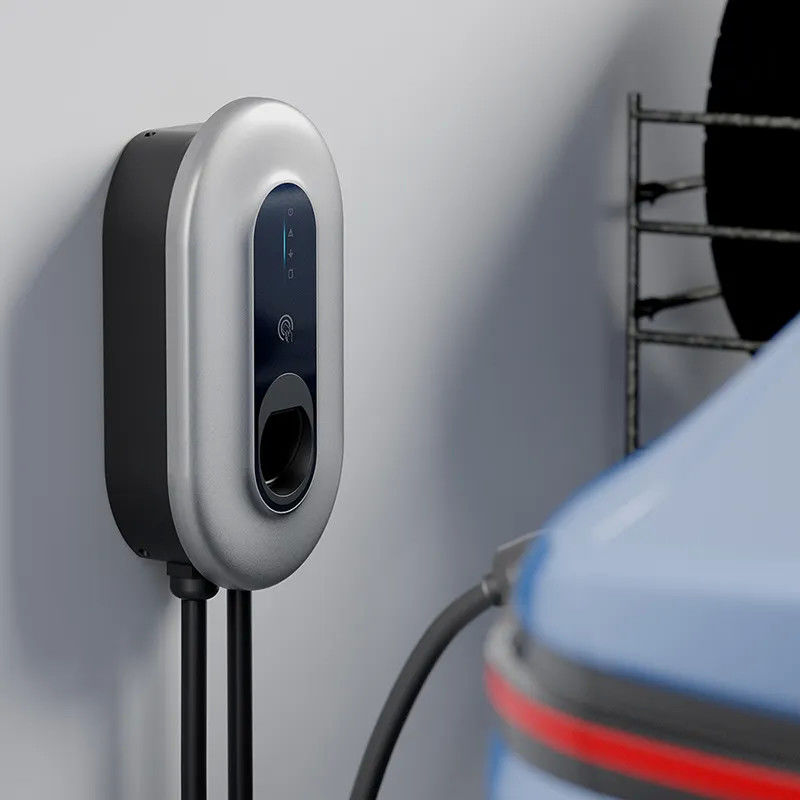 Cargador eléctrico de tipo 2 de corriente ajustable de la UE de 50 Hz a 60 Hz para carga rápida en el hogar