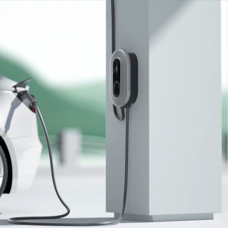 Control de la aplicación Arma única 50A Cargador de vehículos eléctricos portátil de nivel 1 tipo 2 con certificado CE