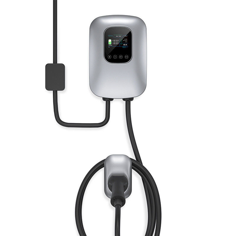 7,4 metros telegrafían la columna montaron el cargador del tipo 1 EV del hogar 11kw con la tarjeta del RFID