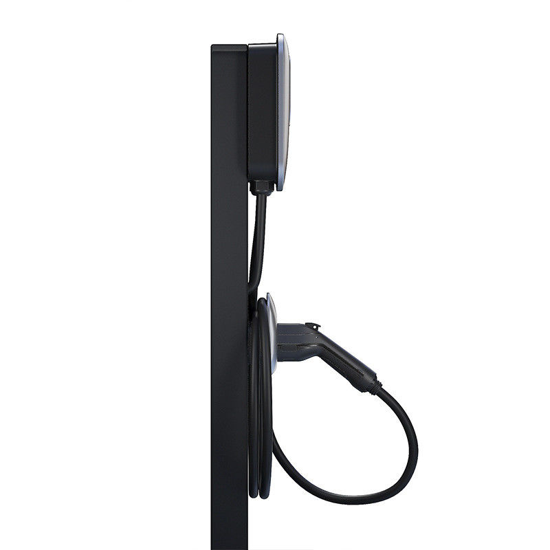 7,4 metros telegrafían la columna montaron el cargador del tipo 1 EV del hogar 11kw con la tarjeta del RFID