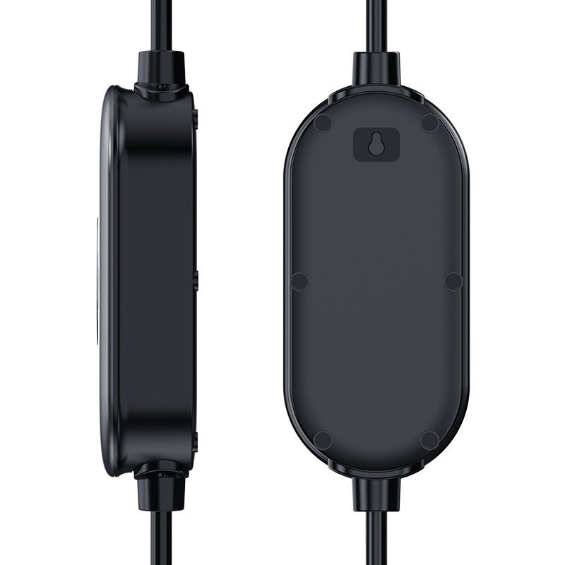 El enchufe y la carga SAE J1772 tapan la estación de carga portátil de 240V EV para modificar el cable para requisitos particulares