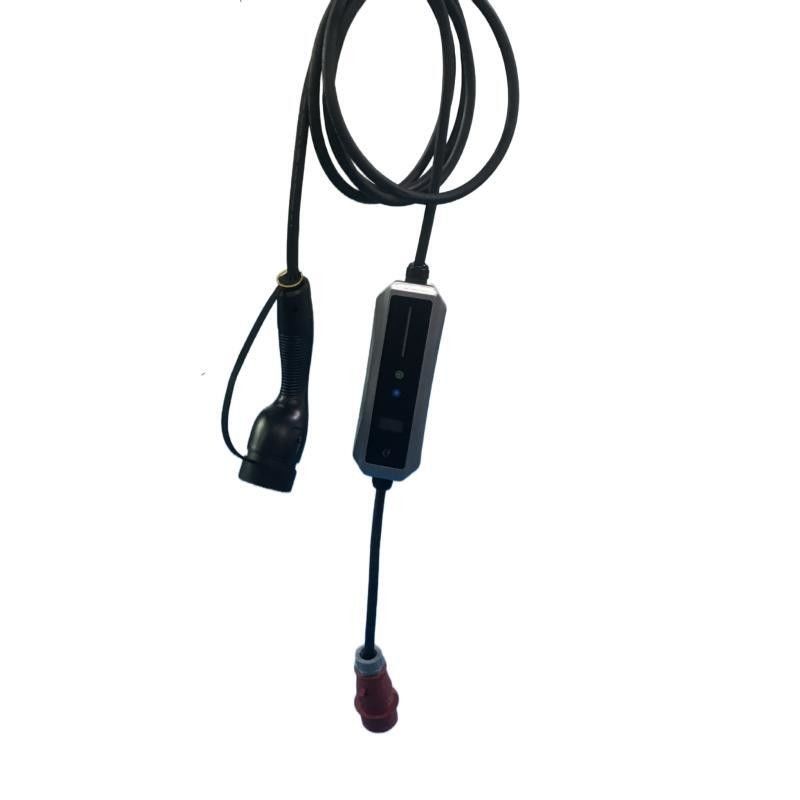 Tipo 1 16A/32A con pantalla LED Cargador portátil de vehículos eléctricos con enchufe CEE