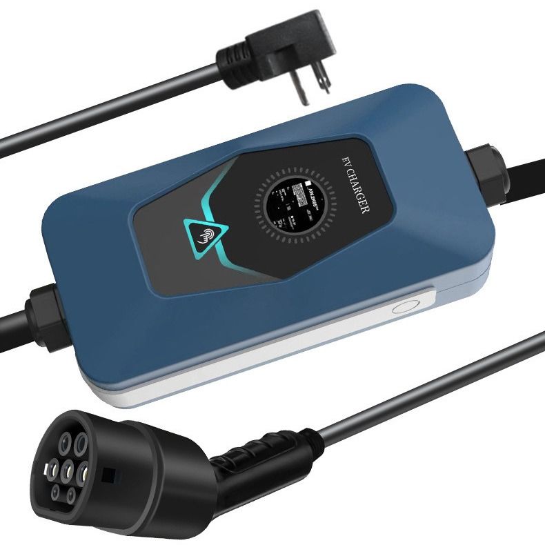 Estándar europeo 16A Control de aplicaciones cargador portátil AC EV para la mayoría de los vehículos eléctricos