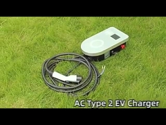 Estación de carga montada en la pared de la tarjeta EV del golpe fuerte de la caja del hogar 22kw de la CA con el App