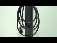 Caja de carga rápida del cargador EV de la pared de la CA de la tarjeta magnética del hogar Type1 y Type2 11kw