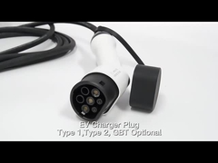 Cargador rápido montado en la pared de la estación de carga EV del estándar europeo 22V 7kw Type2